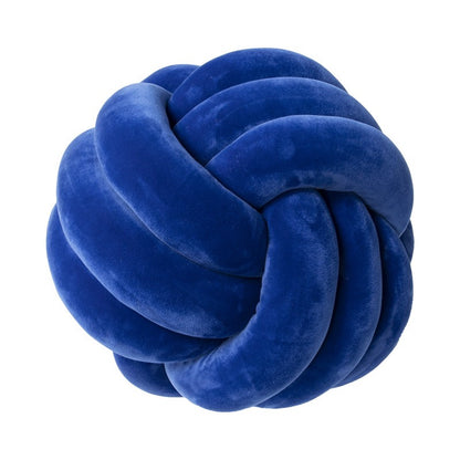 Woven Knotted Ball Pillow Gaming Chair Back Stuffed Cushion Cute Plush Throw Pillow Sofa Decorative Cushion Home Accessories