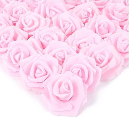 10/20/50Pcs Artificial Foam Rose Flowers PE Fake Flower for Home Room Dceor Wedding Party Halloween Thanksgiving Christmas Decor