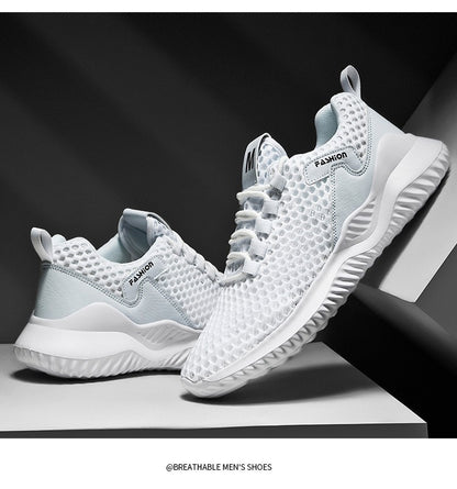 2025 Summer Men's Loafers Walking Mesh Breathable Summer Comfortable Casual Shoes Sneakers Zapatillas Hombre Men Running shoes