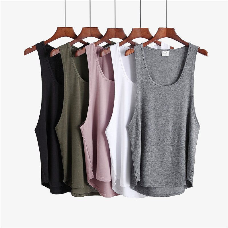 Fitness clothing blank sleeveless shirt mens gym stringer tank top bodybuilding tanktop men sportwear undershirt fashion vest