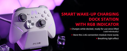 BEITONG KP40 Elite Wireless Controller for PC/Switch/iOS/Android/Steam, Adjustable TMR Joystick, 1000Hz Pro Gamepad
