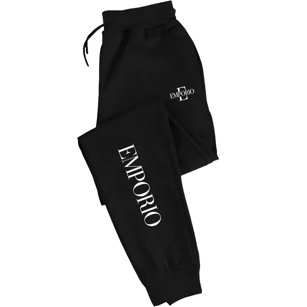 Men's Gym Jogger Pants - Heavy-Duty Stretch Athletic Track Pants with Elastic Drawstring  Cuffed Ankles, All-Season Waist &