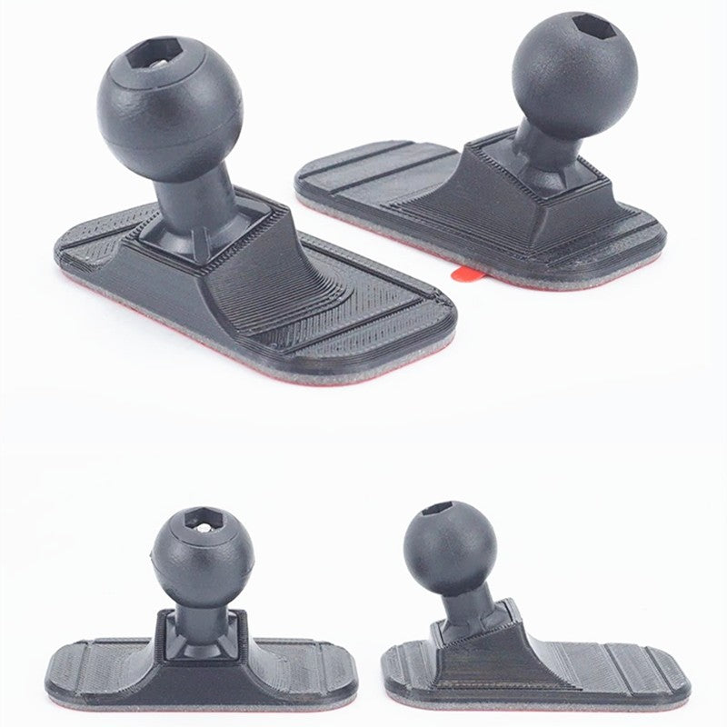 17mm Ball Head Car Center Console Adhesive Flexible Bending 3D Printing Base Suitable For Mobile Phone Holder Accessories