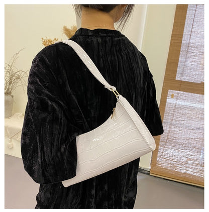 Fashion Exquisite Shopping Bag Retro Casual Women Totes Shoulder Bags Female Leather Solid Color Chain Handbag for Women 2024