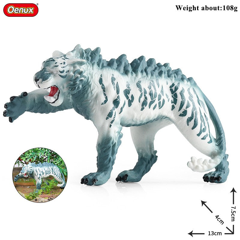 Oenux Simulação Dinossauro Dragão Tartarugas Touro de Fogo Orangotango Golem de Magma Modelo Animal Figuras de Ação Coleção de PVC Brinquedo Infantil Presente