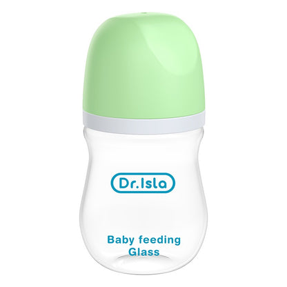 MAMIJOY 2PCS 90ML/160ML Baby Glass Bottle Newborn Bottles Anti-flatulence Milk Feeding Bottles Infant 0-3 Month BPA-Free GB01?02