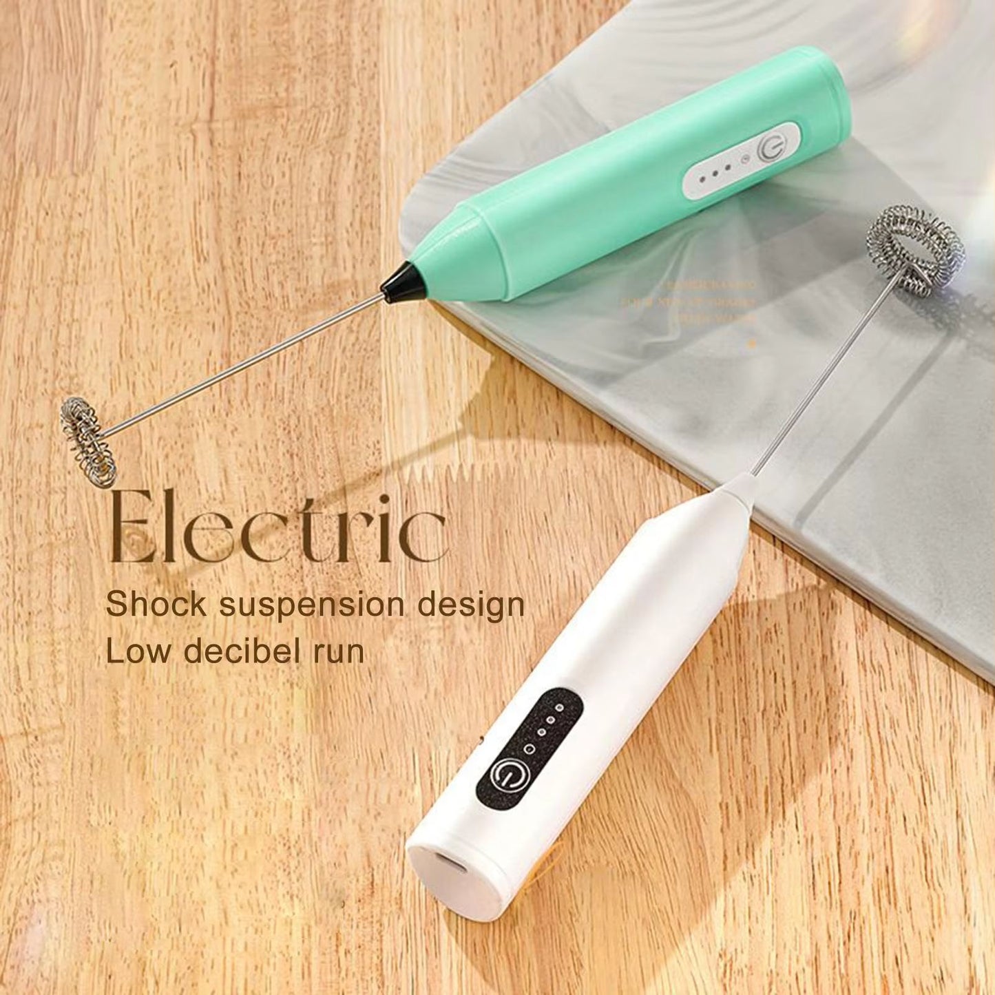 Espumador de leite portátil, batedeira elétrica, máquina de café portátil, batedor de ovos de 3 velocidades, batedor de creme, misturador de alimentos para cozinha doméstica