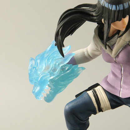 16cm Naruto Anime Figure Rock Lee Hyuuga Hinata Roubu Double Lion Fist Fighting Action Figure Collection Model Doll toys hobbie