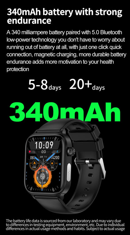 2025 Novo Para XIAOMI ECG+PPG Gordura Sanguínea Ácido Úrico Saúde Smartwatch Masculino Feminino Frequência Cardíaca Pressão Arterial Chamada Bluetooth Relógio Inteligente