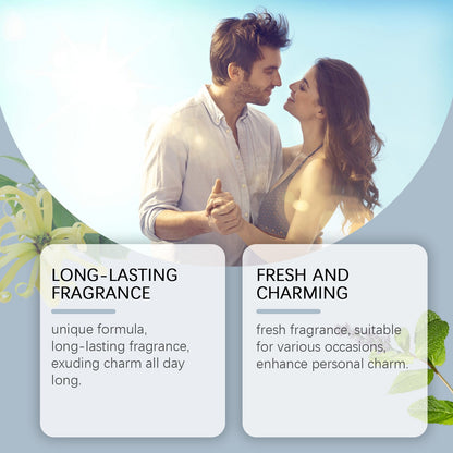 Roxelis 50ml Charmig Cologne Perfume Spray Men's Blue Domain Fragrance Lasting Scent Pheromone Flirting Romantic Dating Perfume