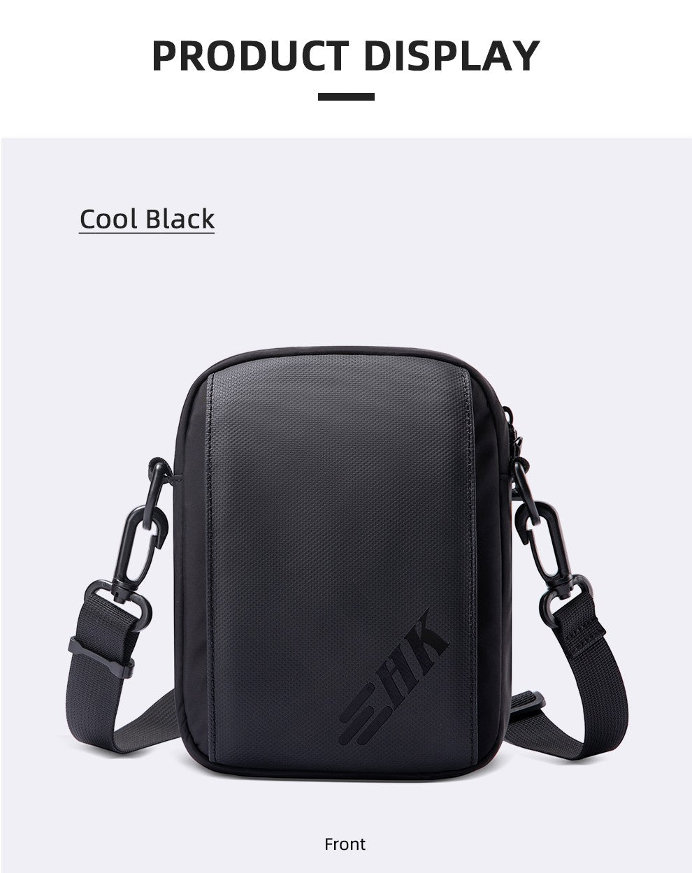 Heroic Knight Casual Men's Shoulder Bag 6.5" Phone Woman's Crossbody Bag Waterproof Men Chest Bag Outdoors Unisex Travel Pack