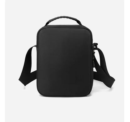 Men Multi-layer Shoulder Bag Fashionable Casual Lightweight Nylon Crossbody Bag for Daily Outing Commuting Small Handbag