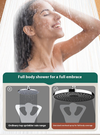 Top spray large water volume pressurized showerhead nozzle pressurized single head shower household shower showerhead