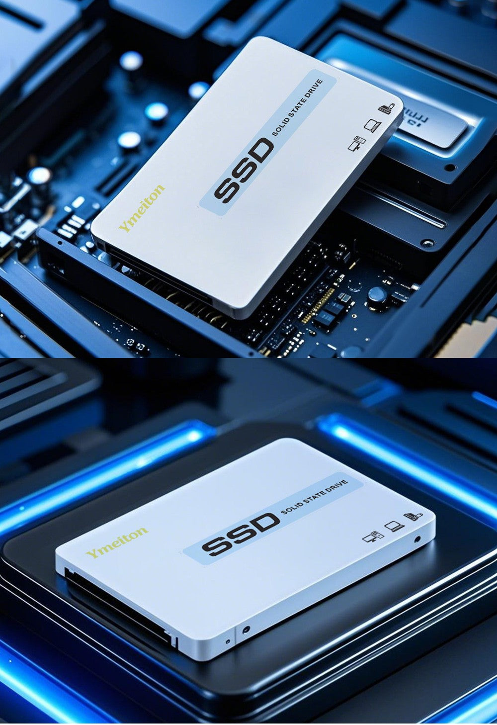 Y03Sata III Ssd 5-20PCS 120GB Ymeiton 2.5 Unidade de Estado Sólido 128GB 256GB 480GB Usado para notebooks e desktops