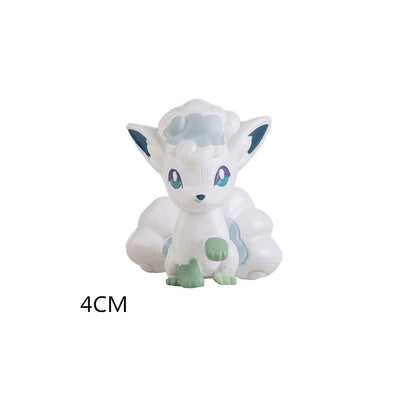 Pokémon 4-13cm Bonecos de Desenho Animado Filme Anime Pikachu Eevee Charmander Mewtwo Bonecos Colecionáveis Melhor Presente de Aniversário para Crianças