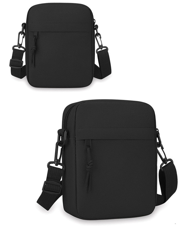 Simple Solid-Color Men's Mini Crossbody Bag - Lightweight and Stylish Ideal for Casual Use and Carrying Phones