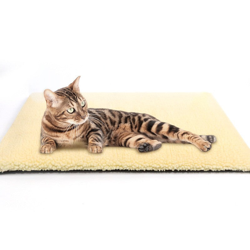 Cama para Gatos Autorrequecível Tapete Térmico Extrarrequentado para Cães e Gatos Almofada para Animais de Estimação com Capa Removível Base Antiderrapante Não Elétrico
