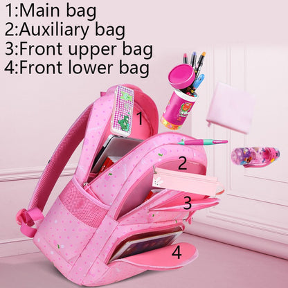 Mochila Infantil Menina, Mochila Escolar Estudantil Frutas Flores Marinho Para Crianças Adolescentes, Mochila Escolar Primária À Prova D'água, Mochila Menina