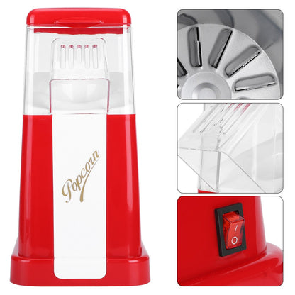 Electric Automatic Popcorn Machine Mini Portable Popcorn Maker Household Corn Popper for Kitchen