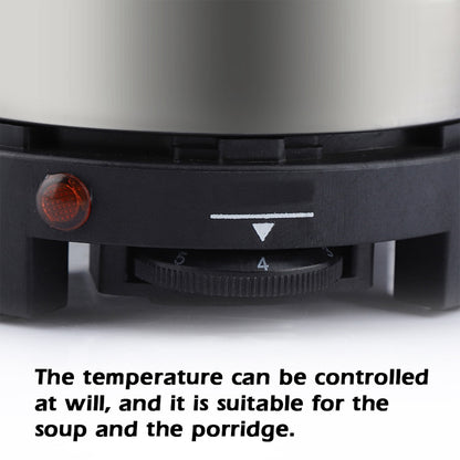 Mini Fogão Elétrico Portátil 500W Chapa Quente Aquecedor Doméstico Multifuncional (Plug EUA 110V)