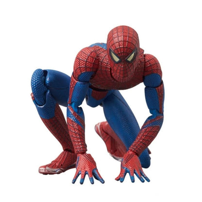 Boneco de Ação Ct Toys Homem-Aranha Mafex 001 Peter Parker Andrew Garfield - The Amazing Spider-Man Shf Anime Modelo de Brinquedo Colecionável