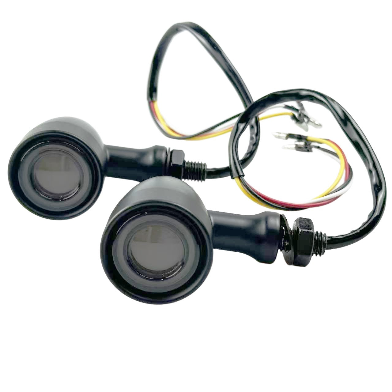 Front Rear LED Motorcycle Bullet Indicator Turn Signal Light 3 in 1 Running Brake Taillight Retro Integrated Light For Harley