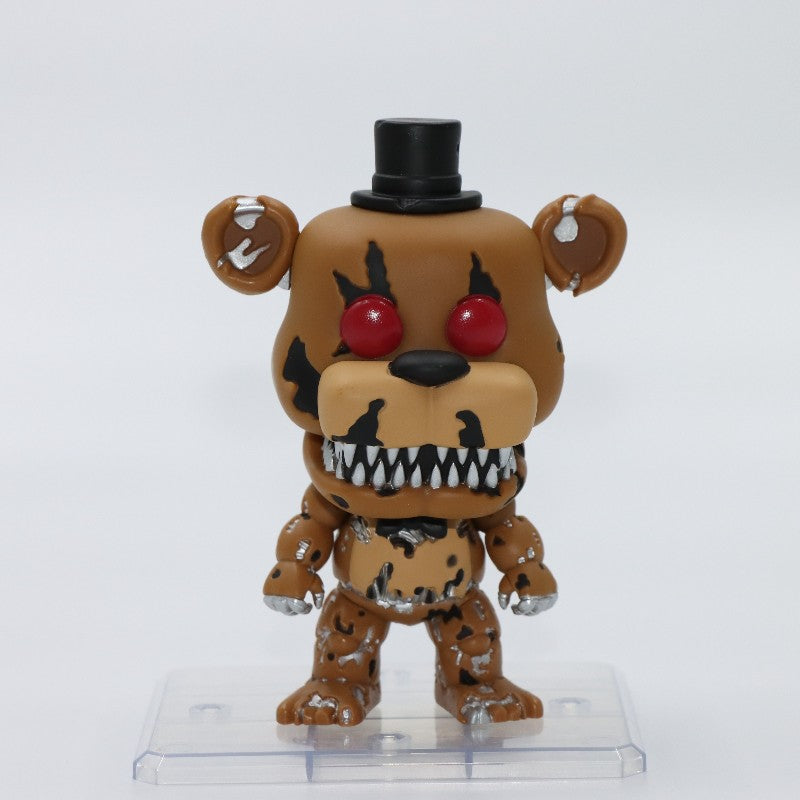 Funko POP Original Five Nights at Freddy's Nightmare Freddy Boneco Colecionável Enfeite de Mesa Presente para Meninos Meninas Crianças