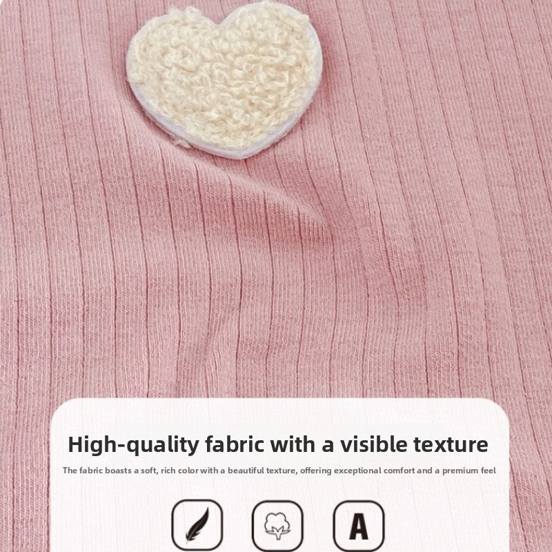 Cute Lovely Girls 2025 Autumn Pajama Set Korean Style Homewear 2 Piece Outfit Warm Long Sleeve Kids Sleepwear