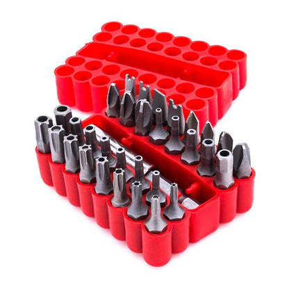 Kit de Chaves de Fenda 33 em 1, Conjunto de Ferramentas Essenciais para Casa, Kit de Bits para Chave de Fenda Elétrica, Ferramenta de Reparo de Chaves de Fenda