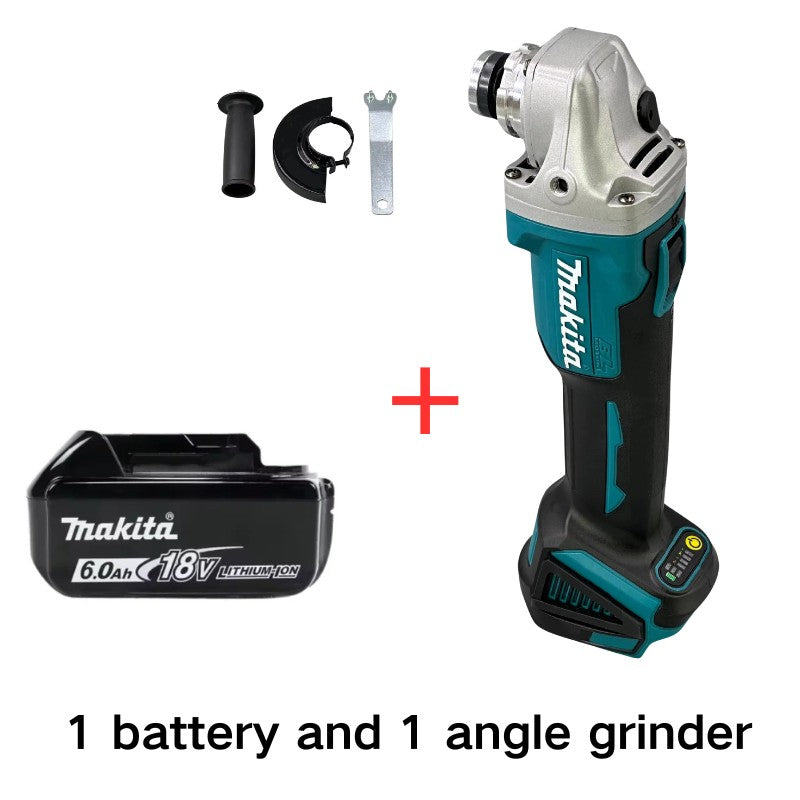 2025 Esmerilhadeira Angular Elétrica Makita 18V 125mm DGA404 sem Escovas a Lítio Recarregável para Corte e Polimento de Alta Potência