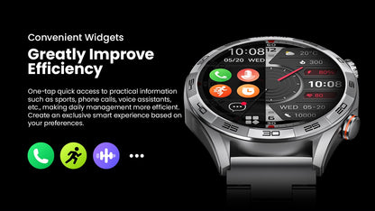 Smartwatch HAYLOU Solar 5 com Chamada de Voz, Tela AMOLED de 1,58'', 60Hz, Monitoramento de Saúde 24 Horas, Smartwatch Esportivo para Homens
