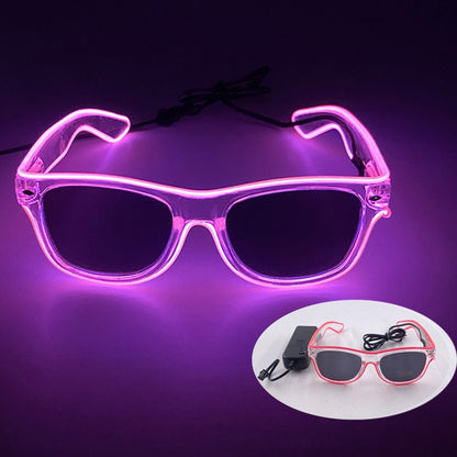 Halloween Funny Sunglasses Boys Girls Personalized Eyewear Alien Style Party Glasses Luminous Neon Light Flashing For Halloween