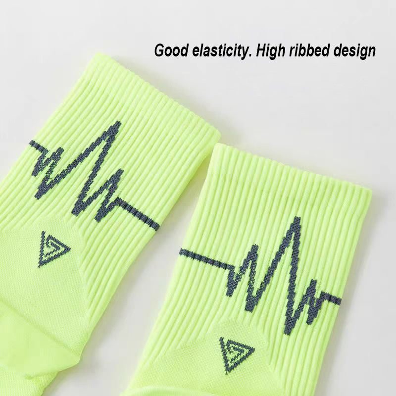 1/3Pair Professional Running Socks Men's Women Marathon Whiteline Cycling Socks Men Lady Sport Running Sports Socks