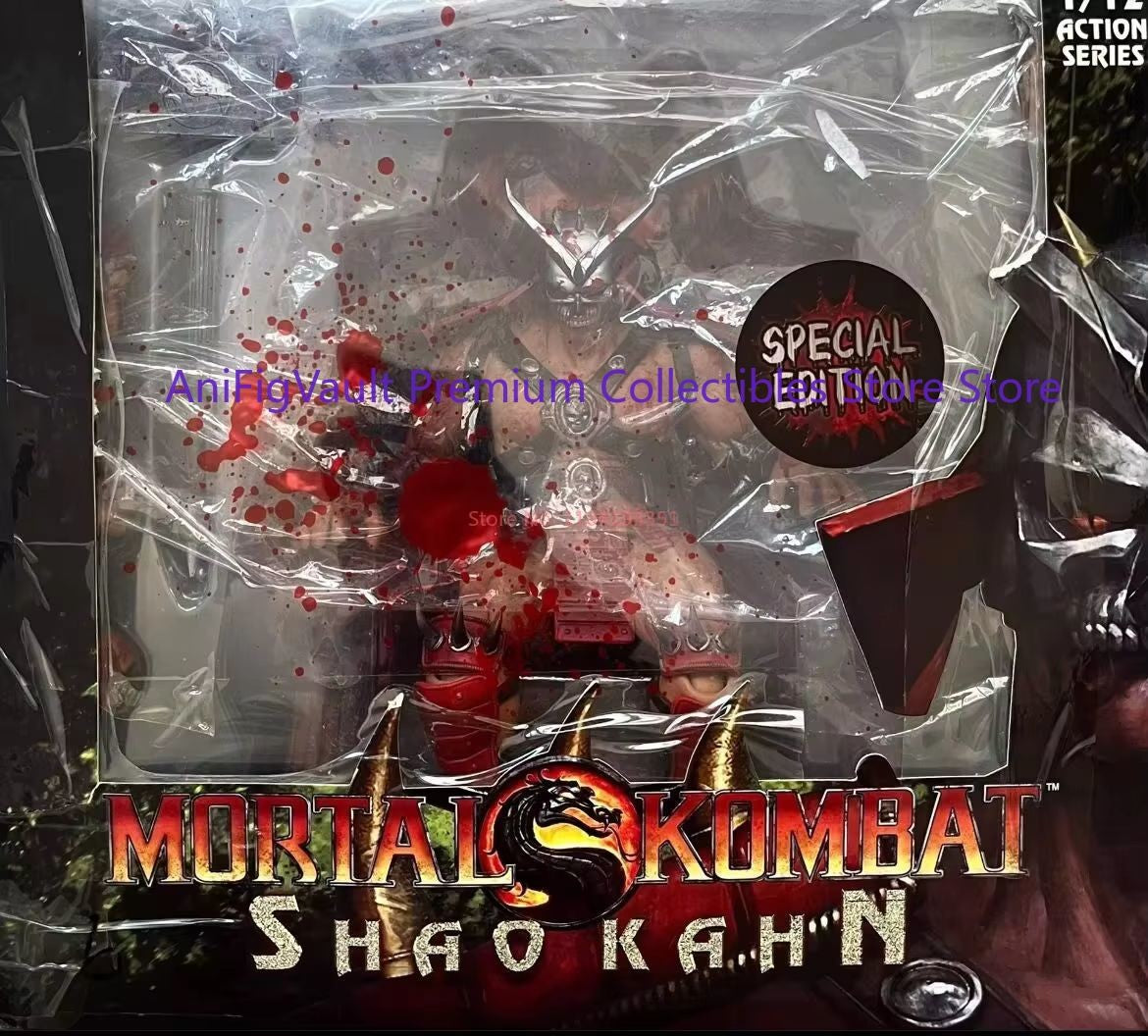 Storm Toys Mortal Kombat Final BOSS Shao Kahn DCMK14 Luxury Edition Vilão Goro DCMK18 Action Figure Modelo Brinquedos Presentes Em Estoque