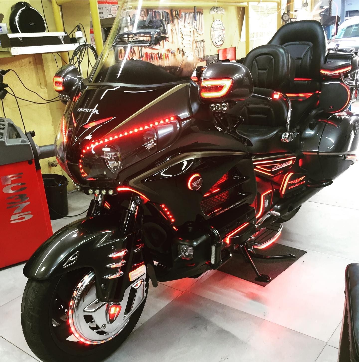 Motorcycle LED Decoration LED Lighting For Honda Goldwing GL1800 2001-2017 Accessories LED Logo LED Side Panels LED Foot Pedal