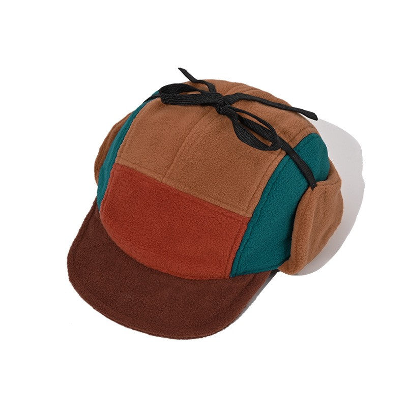 Chapéu de Inverno Corta-vento Térmico de Fleece Estilo Pescador Cinco Painéis para Ciclismo, Atividades ao Ar Livre, Proteção de Orelha Contra o Frio para Esportes de Inverno?