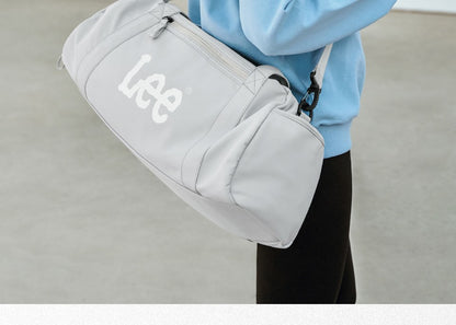 LEE Dry Pocket Sports Fitness Gym Bag for Women Men Large Capacity Waterproof Oxford Duffel Luggage Travel Bag Shoe Compartment
