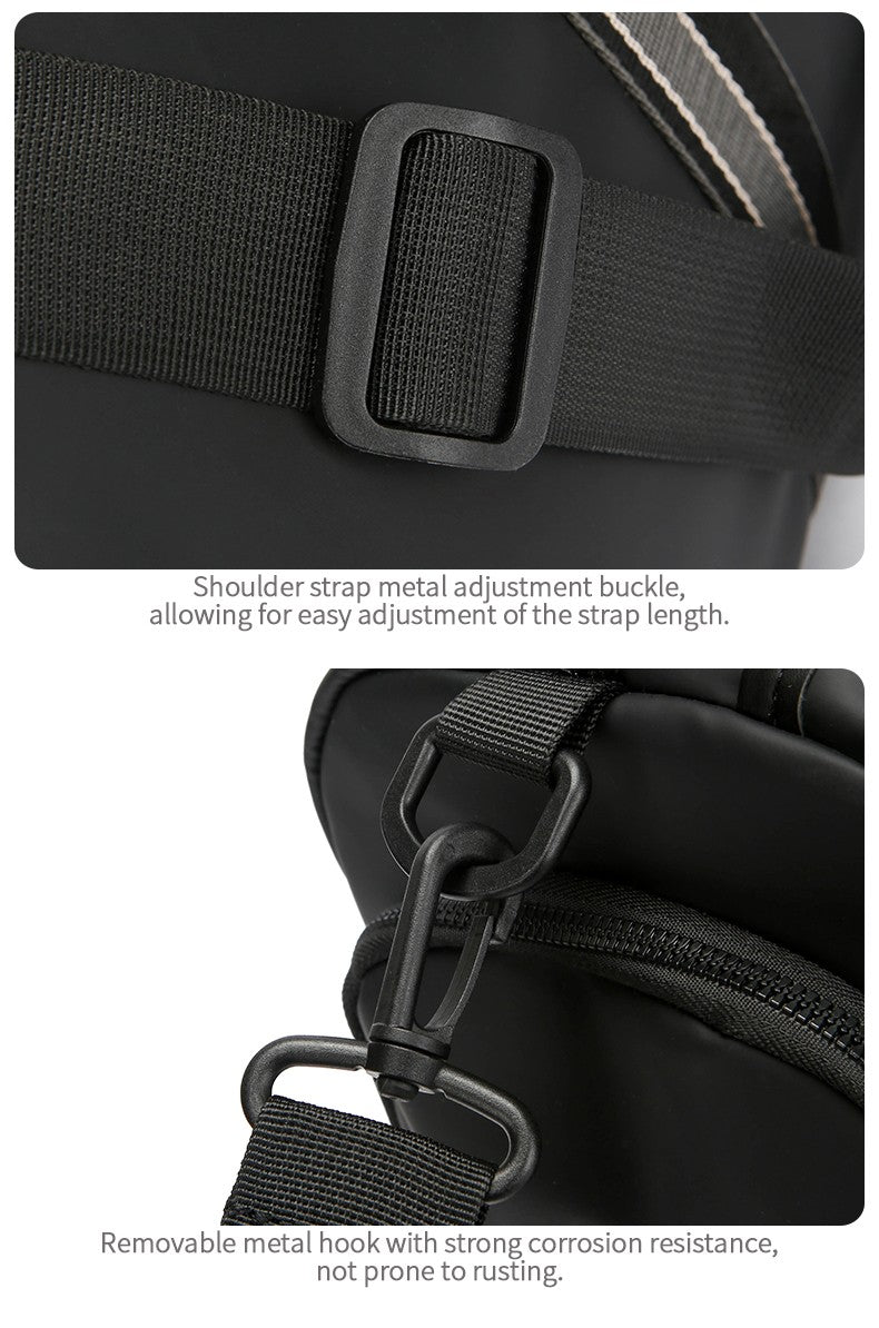 Men's Travel Bag with Wet Dry Separation Pocket Independent Shoe Case Large Capacity Gym Bag for Exercise Trip Motorbike Travel