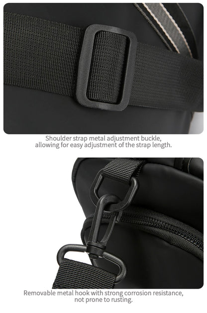 Men's Travel Bag with Wet Dry Separation Pocket Independent Shoe Case Large Capacity Gym Bag for Exercise Trip Motorbike Travel