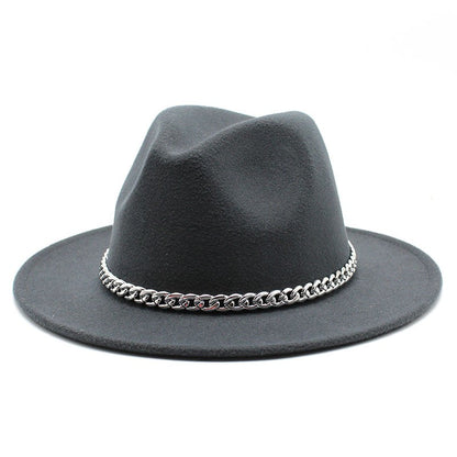Big Size 59-61CM Fedoras Hats for Women Winter Fashion Formal Wedding Decorate Jazz Hats Men Panama Church Hat Chapeau Femme