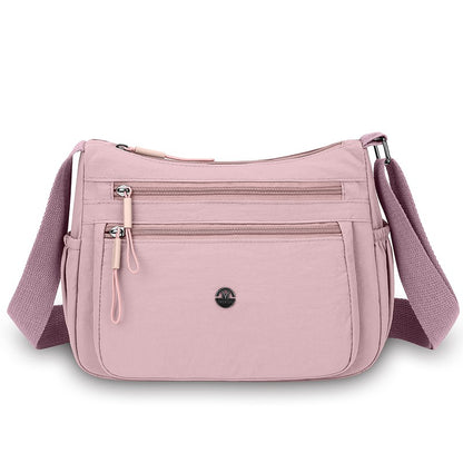 2025 Women's Crossbody Bag Lightweight Waterproof Nylon Shoulder Bag Multi-pocket Fashion Handbag for Women Casual Purse