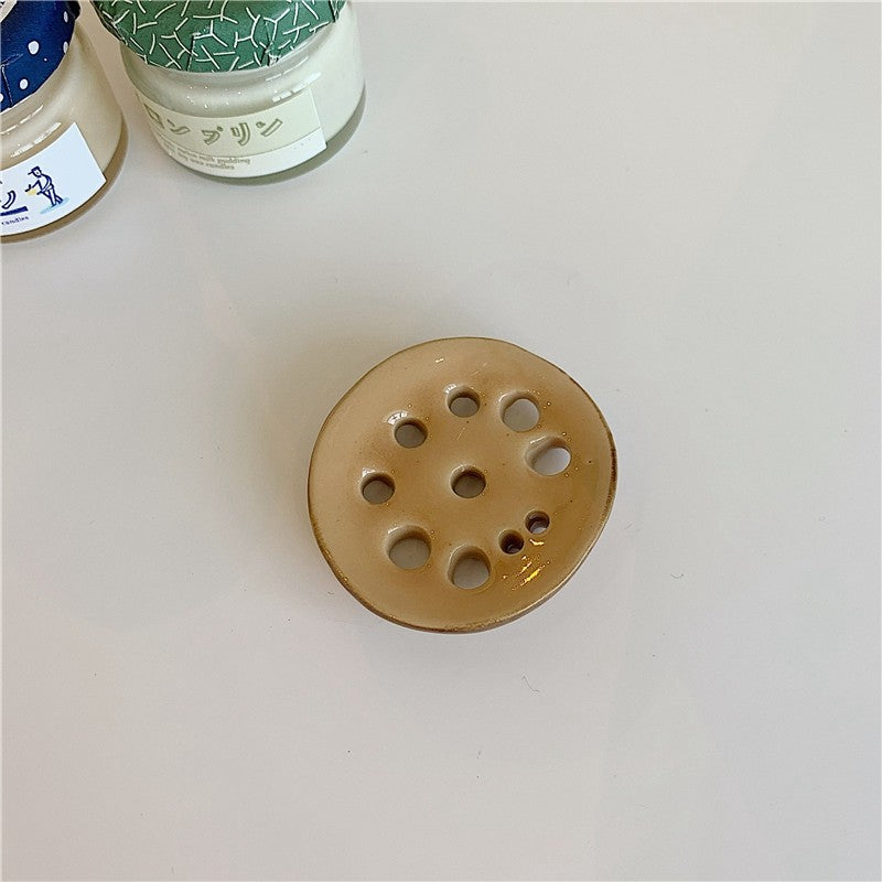 Suporte para Hashi Estilo Japonês Cerâmica Descanso de Hashi Formato de Frutas e Vegetais Garfo Prateleira Utensílios de Cozinha Decoração de Mesa de Jantar