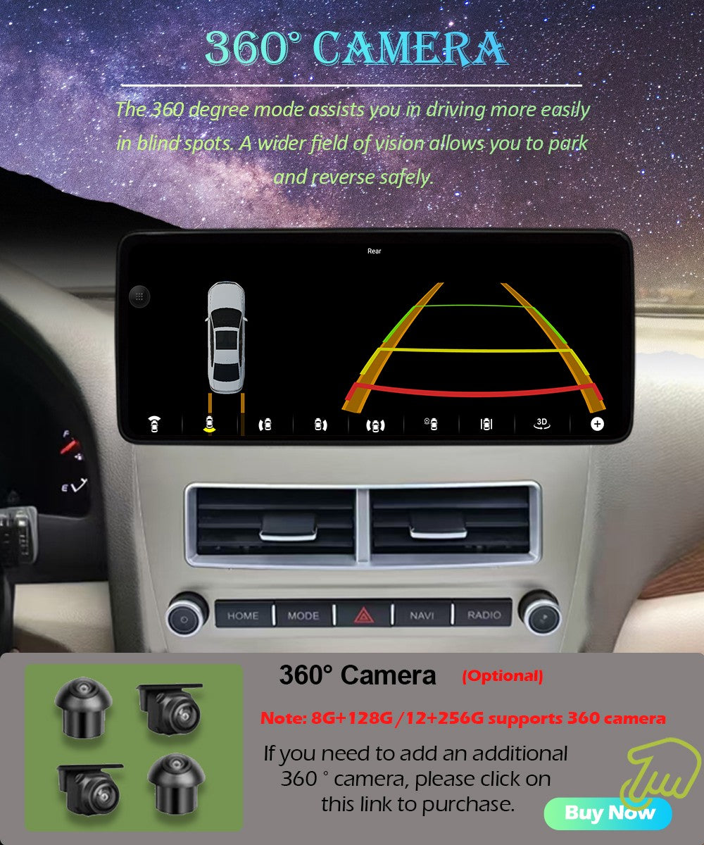 Android 14 Para Ford Kuga 2013-2018 Carplay Sem Fio Tela Multimídia Touch Screen Android Auto Unidade Central Navegação GPS BT DVR
