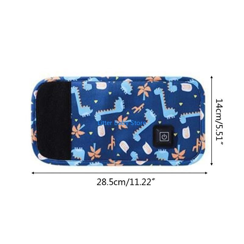 N80C Adjustable Temperature Control Breast Milk Heater Bag Portable USB Baby Bottle Warmer 5V 2A Heating Travel Milk Warmer