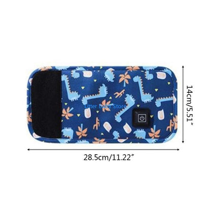 N80C Adjustable Temperature Control Breast Milk Heater Bag Portable USB Baby Bottle Warmer 5V 2A Heating Travel Milk Warmer