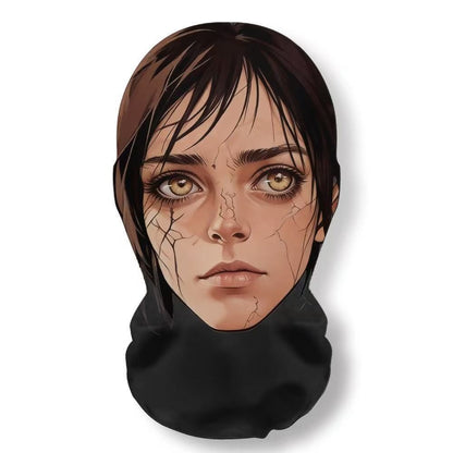 Realistic 3D Horror Skull Zombie Full Face Mask Breathable Mesh Headgear Cosplay Prop for Halloween Party Prank Carnival Costume