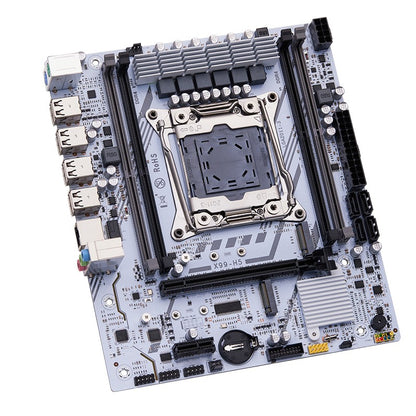 QIYIDA X99 Placa-Mãe Kit Xeon LGA2011-3 E5 2650 V4 2pcs*8gb=16GB DDR4 RAM USB PCI 3.0 NVME M.2 SATA M-ATX