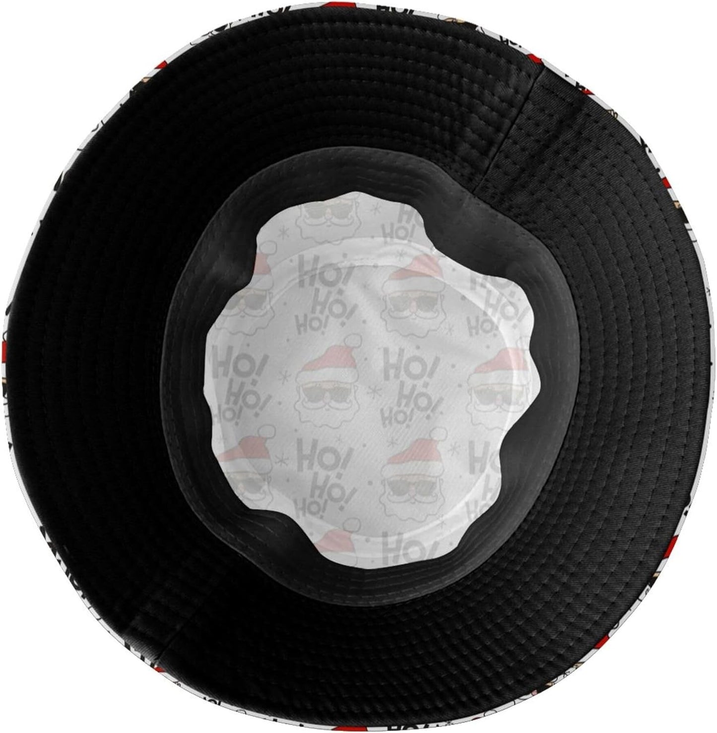 Funny Christmas Bucket Hat New Year Fisherman Hat for Women Men Packable Outdoor Travel Beach Sun Cap