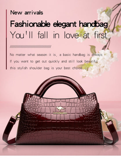 KAIDIFEINIROO Kangaroo Brand Alligator Pu Leather Shoulder Crossbody Bag Clutch Hand Bags for Mother Small Women Handbags New