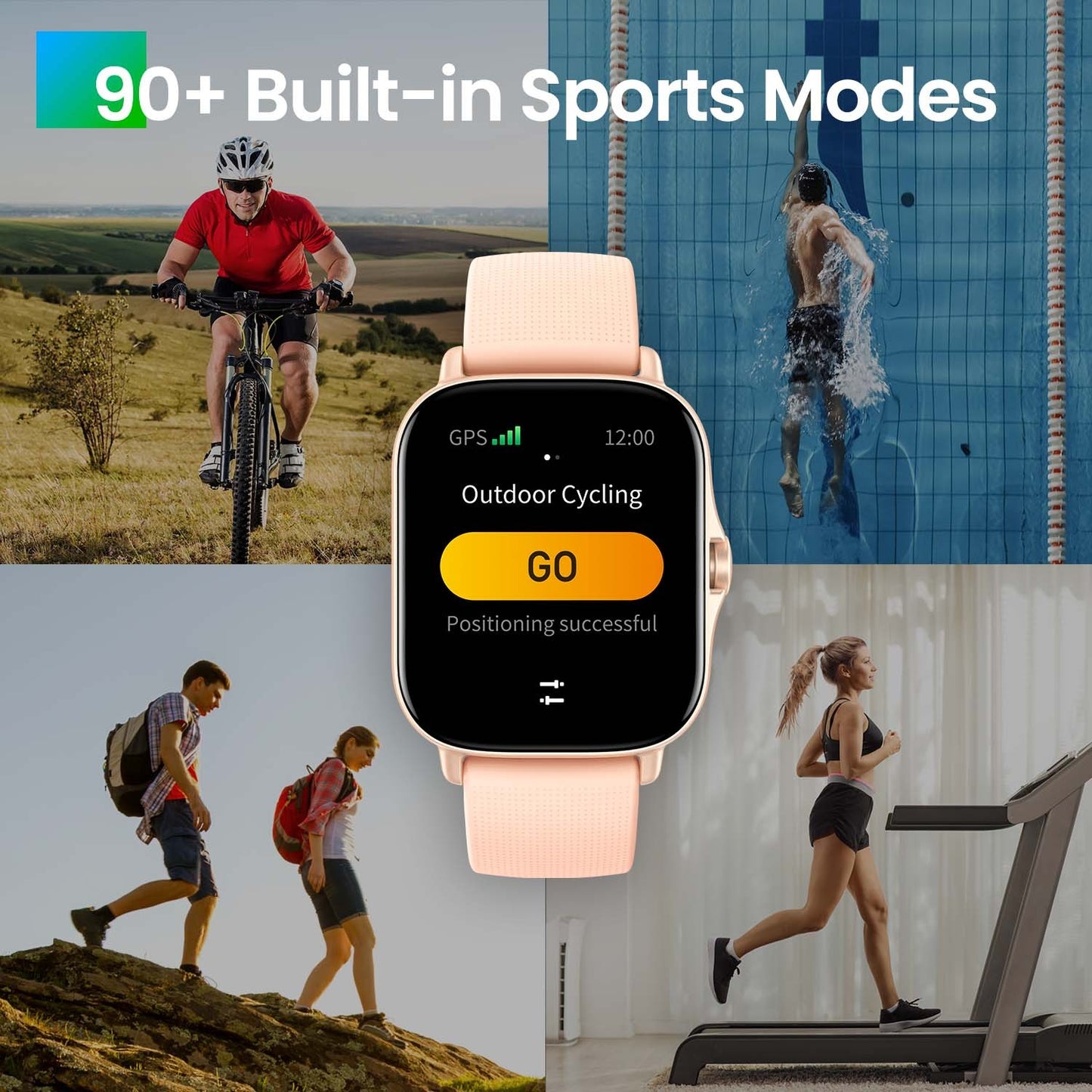 [Nova Versão] Smartwatch Amazfit GTS 2 43mm Rastreamento Completo de Saúde e Fitness Smart Watch com Alexa Integrada